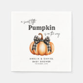 リトルカボキンガールブラックボウ スタンダードカクテルナプキン (正面)