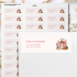 リトルカボキンガールベビーシャワー差出人住所 ラベル