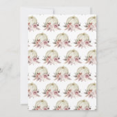 リトルカボキンガールベビーシャワー招待状 招待状 (裏面)