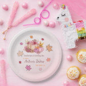 リトルカボキンスパイス&ニース紅葉ピンクベビー ペーパープレート (パーティー)