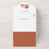 リトルカボキンテラ素朴コッタベビーシャワー オールインワン招待状 (外側)