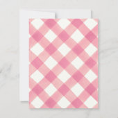 リトルカボキンピンクトラック1st誕生日パーティー サンキューカード (裏面)