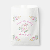 リトルカボキンピンクボウファースト誕生日 フェイバーバッグ (正面)