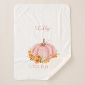 リトルカボキンピンク名前をカスタムする シェルパブランケット (正面)