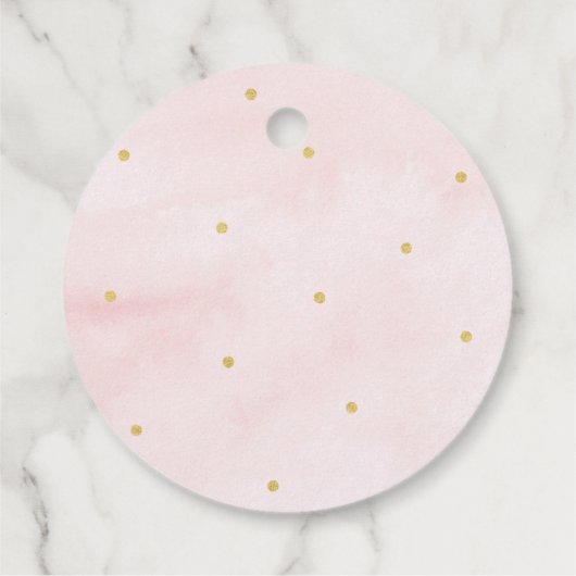 リトルカボキンピンク金ゴールド誕生日 フェイバータグ (裏面)