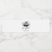 リトルカボキンブルーシルバーオータムベビーシャワー ペットボトルラベル (シングルラベル)