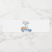 リトルカボキンブルートラック1st誕生日 ペットボトルラベル (シングルラベル)