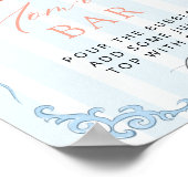 リトルカボキンブルーボウベイビーシャワーママモーサバー ポスター (角)