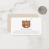 リトルカボキンベアベビーブックスベビー ノートカード (正面/裏面インサイチュ)