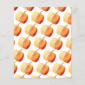 リトルカボキンベビシャワーバジェット招待状 (裏面)