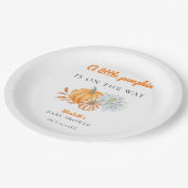 リトルカボキンベビーシャワエレガントーシンプルモダン ペーパープレート (アングル)