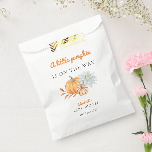 リトルカボキンベビーシャワーシンプル フェイバーバッグ (封をした状態)