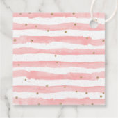 リトルカボキンベビーシャワーメッセージカードスクエア フェイバータグ (裏面)