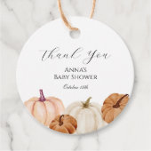 リトルカボキンベビーシャワーメッセージカード フェイバータグ (正面)