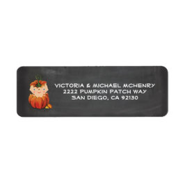 リトルカボキンベビーシャワー住所 シール