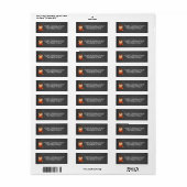 リトルカボキンベビーシャワー住所 シール (フルシート)