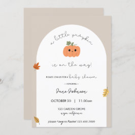 リトルカボキンベビーシャワー招待状 招待状