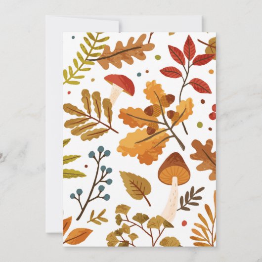 リトルカボキンベビーシャワー招待状 招待状 (裏面)