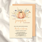 リトルカボキンベビーシャワー招待状 | 秋テーマ 招待状