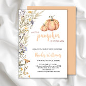 リトルカボキンベビーシャワー招待状 | 秋テーマ 招待状