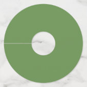 リトルカボキンベビーシャワー《キリスト教》洗礼式や命名式秋秋 ワイングラスタグ (裏面)