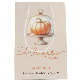 リトルカボキンベビーシャワー – 秋シック抱き枕 ミディアムペーパーバッグ