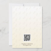 リトルカボキンボホベイビーシャワー招待状 招待状 (裏面)