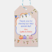 リトルカボチャありがとうギフトラベルダークパフ ギフトタグ (裏面)