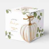 リトルカボチャありがとうベビーシャワー フェイバーボックス (裏面サイド)