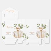 リトルカボチャありがとうベビーシャワー フェイバーボックス (見開き)