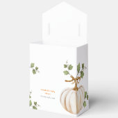 リトルカボチャありがとうベビーシャワー フェイバーボックス (見開き)