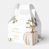 リトルカボチャありがとうベビーシャワー フェイバーボックス (正面サイド)