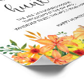 リトルカボチャおしゃぶり狩りベビーシャワーゲーム ポスター (角)