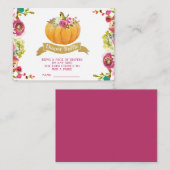 リトルカボチャおむつラッフルエンクロージャカード エンクロージャーカード (正面/裏面)