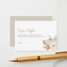 リトルカボチャおむつラッフルエンクロージャカード エンクロージャーカード