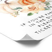 リトルカボチャおむつラッフルベビーシャワー ポスター (角)