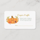 リトルカボチャおむつラッフル エンクロージャーカード (正面)