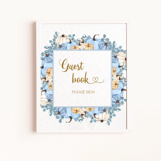 リトルカボチャお願いゲストブックポスターにサイン ポスター