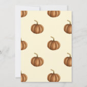 リトルカボチャが一招待状 招待状 (裏面)