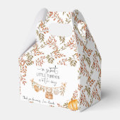 リトルカボチャが途中で赤ちゃんシャワーありがとう フェイバーボックス (裏面サイド)