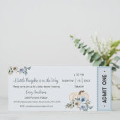 リトルカボチャが途中の招待状、ベビー 招待状 (スタンド正面)