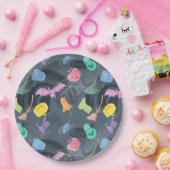 リトルカボチャとおもしろい幽霊ハローウィンパーティ ペーパープレート (パーティー)