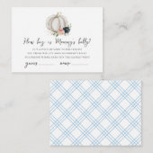 リトルカボチャどのように大きいママの腹のゲームカード エンクロージャーカード (正面/裏面)