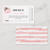 リトルカボチャどのように大きいママの腹のゲーム エンクロージャーカード (正面/裏面)