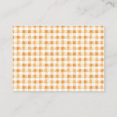 リトルカボチャのシャワーベビー エンクロージャーカード (裏面)