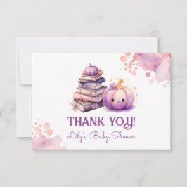 リトルカボチャのハロウィーンの赤ちゃんシャワーサンキューカード カード