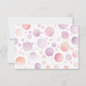 リトルカボチャのハロウィーンの赤ちゃんシャワーサンキューカード カード (裏面)