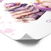 リトルカボチャのハロウィーンカードとギフト ポスター (角)