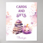 リトルカボチャのハロウィーンカードとギフト ポスター (正面)