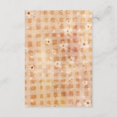 リトルカボチャのミニマリスト赤ちゃんシャワー | 秋テーマ エンクロージャーカード (裏面)